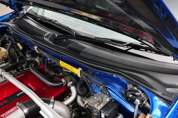 blue 2001 Nissan Skyline GT-R R34 V-spec 2 for sale by Sandbox Motors
