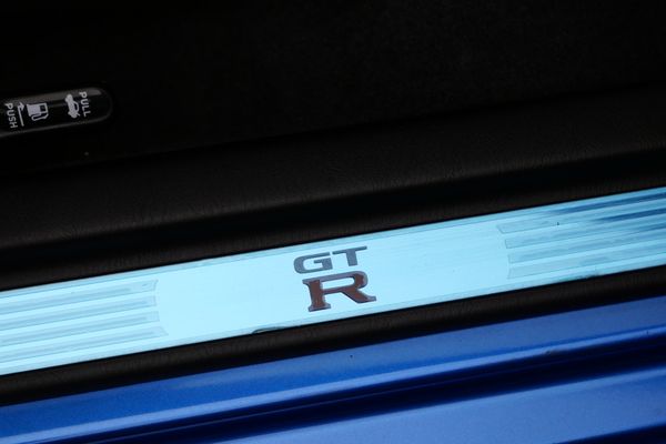blue 2001 Nissan Skyline GT-R R34 V-spec 2 for sale by Sandbox Motors