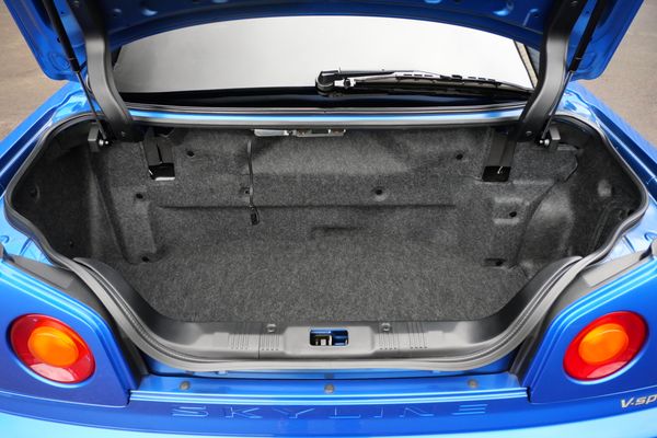 blue 2001 Nissan Skyline GT-R R34 V-spec 2 for sale by Sandbox Motors