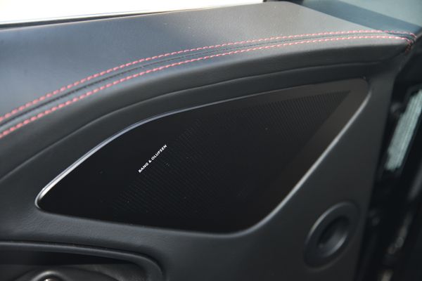 Black and red 2015 Aston Martin Vanquish Q Collection for sale by Sandbox Motors.